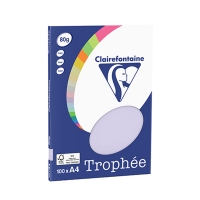 Clairefontaine 80g A4 papper | lila | 100 ark | Clairefontaine 4102C 250041