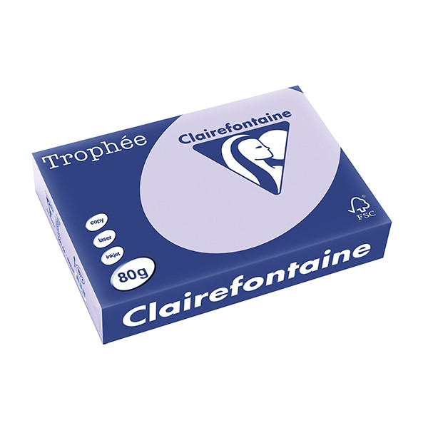 Clairefontaine 80g A4 papper | lila | 500 ark | Clairefontaine 1872C 250052 - 1