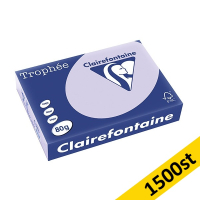 80g A4 papper | lila | Clairefontaine 1872PC | 1,500 ark [7.5kg] 340030