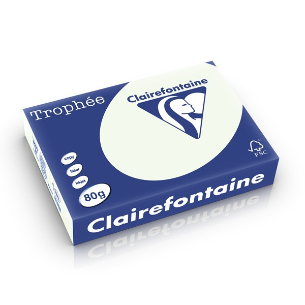 Clairefontaine 80g A4 papper | ljusgrön | Clairefontaine | 500 ark 1974C 250174 - 1