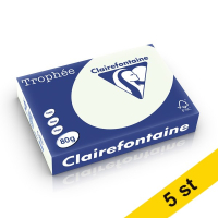 Clairefontaine 80g A4 papper | ljusgrön | Clairefontaine 1974PC | 2500 ark [13kg]  250418