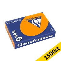 80g A4 papper | ljusorange | Clairefontaine 1761PC | 1,500 ark [7.5kg] 340041