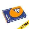 80g A4 papper | ljusorange | Clairefontaine 1761PC | 1,500 ark [7.5kg] 340041 - 1