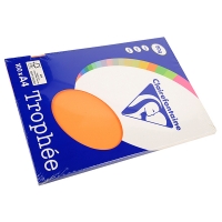 Clairefontaine 80g A4 papper | orange | 100 ark | Clairefontaine 4108C 250004