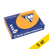 Clairefontaine 80g A4 papper | orange | Clairefontaine 1878PC | 2500 ark [13kg]  250404
