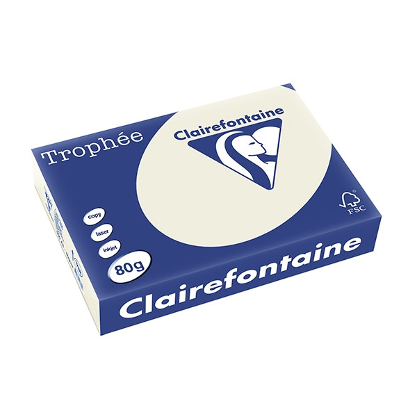 Clairefontaine 80g A4 papper | pärlgrå | 500 ark | Clairefontaine 1788C 250047 - 1