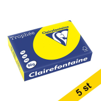 Clairefontaine 80g A4 papper | solgul | Clairefontaine 1877PC | 2500 ark [13kg]  250403