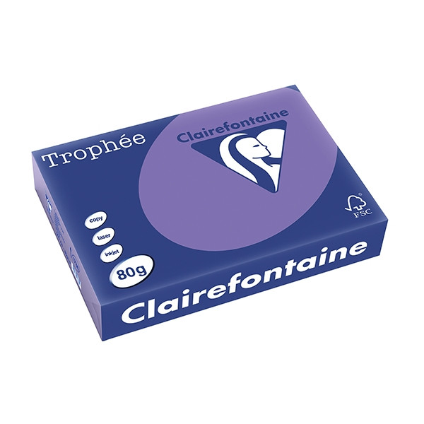 Clairefontaine 80g A4 papper | violett | 500 ark | Clairefontaine 1786C 250058 - 1