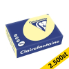 80g A5 ohålat papper | gul | Clairefontaine 2916C | 2,500 ark [6,5kg]