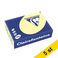 Clairefontaine 80g A5 papper | gul | Clairefontaine 2916C | 2500 ark [6,5kg]  250416