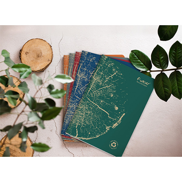 Anteckningsbok A5 linjerat | grangrön | 48 ark | Clairefontaine 684861C 250449 - 2
