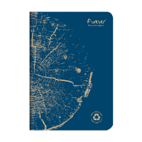Clairefontaine Anteckningsbok A5 linjerat | koboltblå | 48 ark | Clairefontaine 684862C 684862C 250450