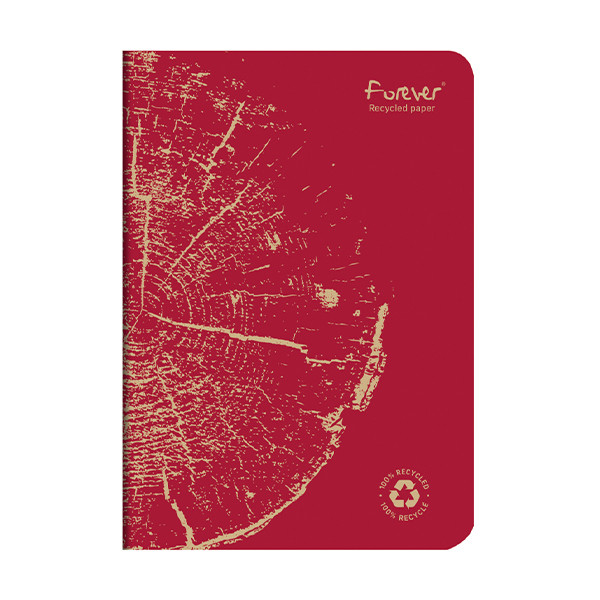Clairefontaine Anteckningsbok A5 linjerat | röd | 48 ark | Clairefontaine 684863C 684863C 250451 - 1