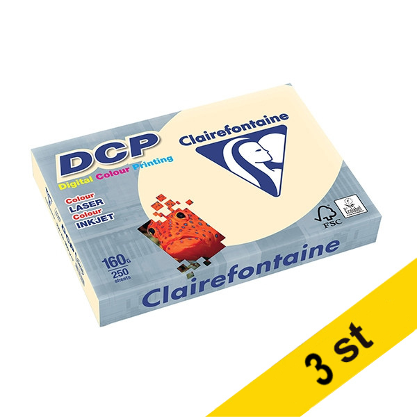 DCP papper A4 | 160g | 750 ark | Clairefontaine 6826C [7.5kg] 340027 - 1