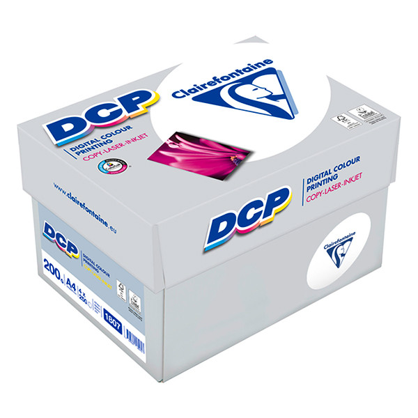 Clairefontaine DCP papper A4 | 200g | 1000 ark | Clairefontaine  250490 - 1
