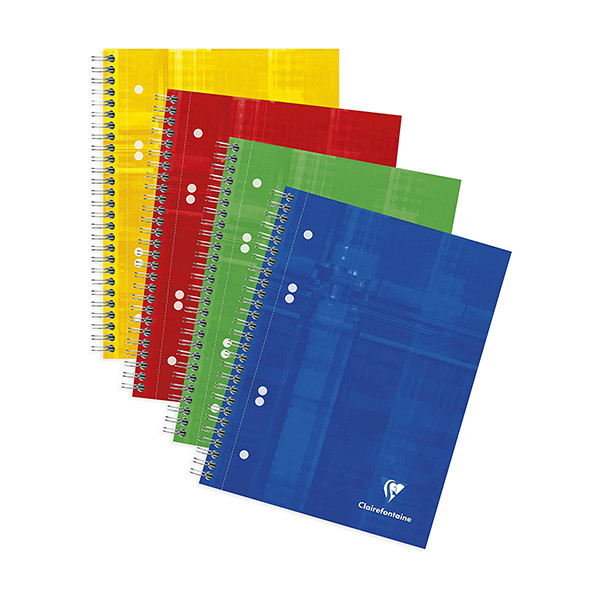 Clairefontaine Kollegieblock ​​​​​​​A5+ linjerat | 80 ark | Clairefontaine 8576C | 5st 8576C 250440 - 1
