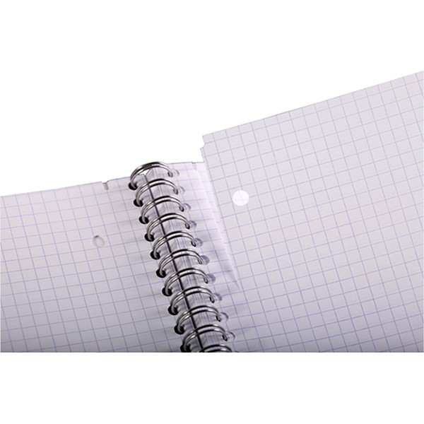 Kollegieblock A4+ rutat (5mm) | 80 ark | Clairefontaine 8252C | 5st 250441 - 2