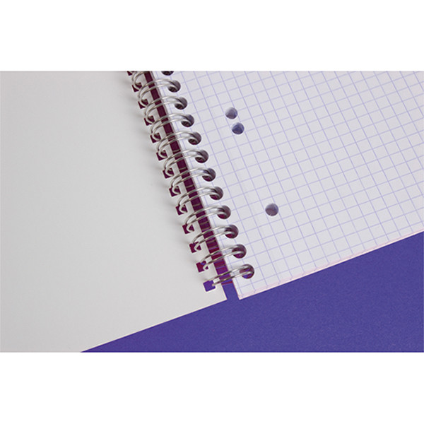 Kollegieblock A5+ rutat | 80 ark | Clairefontaine 8572C | 5st​​​​​​​ 250439 - 2