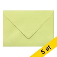 Clairefontaine Kuvert 120g C5 | bladgrön | Clairefontaine | 5st 26472C 250341