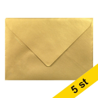 Clairefontaine Kuvert 120g C5 | guld | Clairefontaine 26612C | 5st 26612C 250350