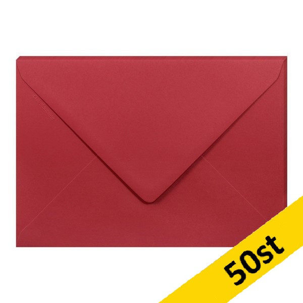 Kuvert 120g C5 | intensiv röd | Clairefontaine 26582C | 50st 424768 - 1