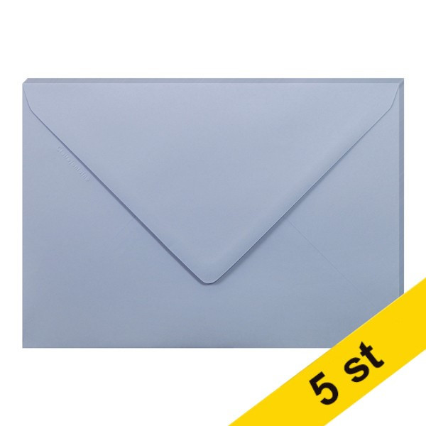 Clairefontaine Kuvert 120g C5 | lavendel | Clairefontaine | 5st 26722C 250344 - 1