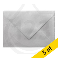 Clairefontaine Kuvert 120g C5 | silver | Clairefontaine | 5st 55582C 250349