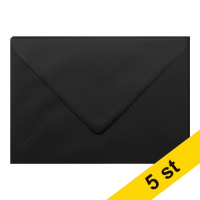 Clairefontaine Kuvert 120g C5 | svart | Clairefontaine 26832C | 5st 26832C 250348