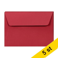 Clairefontaine Kuvert 120g C6 | intensiv röd | Clairefontaine 26586C | 5st 26586C 250335