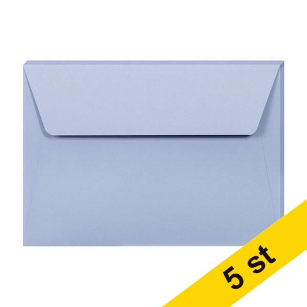 Clairefontaine Kuvert 120g C6 | lavendel | Clairefontaine | 5st 26726C 250332 - 1