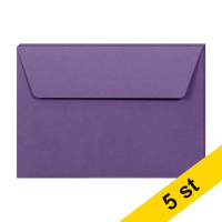 Clairefontaine Kuvert 120g C6 | lila | Clairefontaine 26606C | 5st 26606C 250334