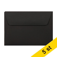Clairefontaine Kuvert 120g C6 | svart | Clairefontaine 26836C | 5st 26836C 250336