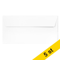 Clairefontaine Kuvert 120g EA5/6 | vit | Clairefontaine 26435C | 5st 26435C 250315
