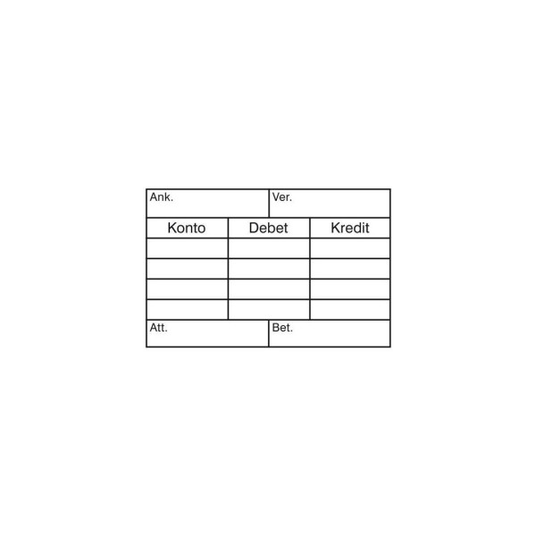 Konteringsstämpel EOS | Colop UG1 SE000100 - 2