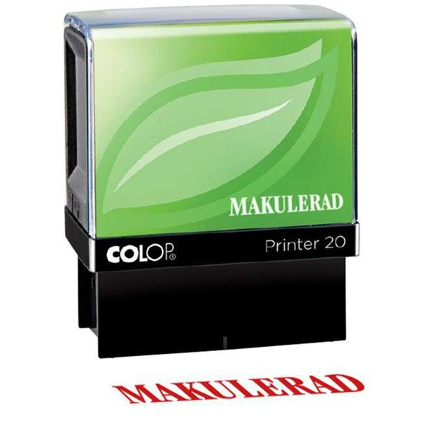 Stämpel med standardtext MAKULERAD | Colop SE000060 - 1
