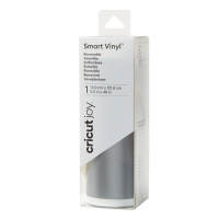 Cricut *Cricut Joy Smart vinyl avtagbar silver 121,9 x 13,9 cm 904321 257025