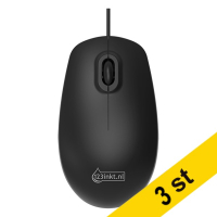 Datormus USB-ansluten | 123inkt MC100 | 3st 340020