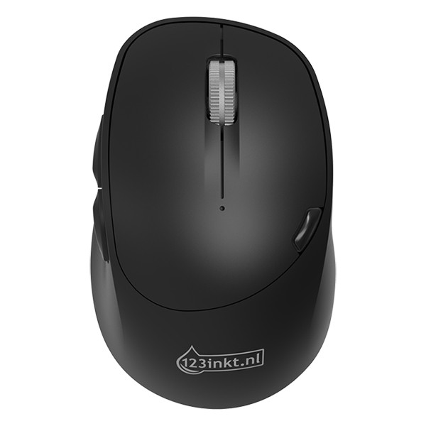 Datormus trådlös + ergonomisk | 123ink MW300 | svart 301441 - 1