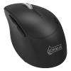 Datormus trådlös + ergonomisk | 123ink MW300 | svart 301441 - 2