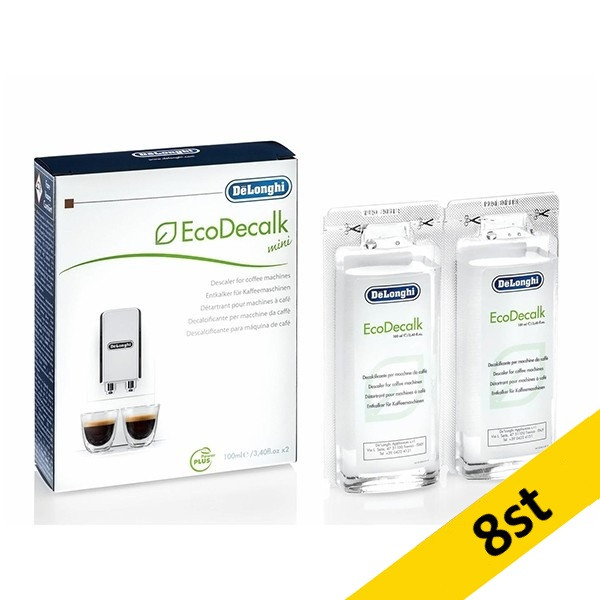 Avkalkningsmedel 100ml | DeLonghi EcoDecalk Mini DLSC200 | 8st SDE01185 - 1