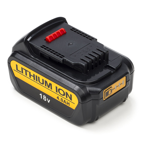 DeWalt batteri 18V | 4000mAh | DCB182 XR | Li-ion (varumärket 123ink) 18VXRLi-ion 20VMax CL3.BA1850 DCB101 DCB105 ADE00253 - 1