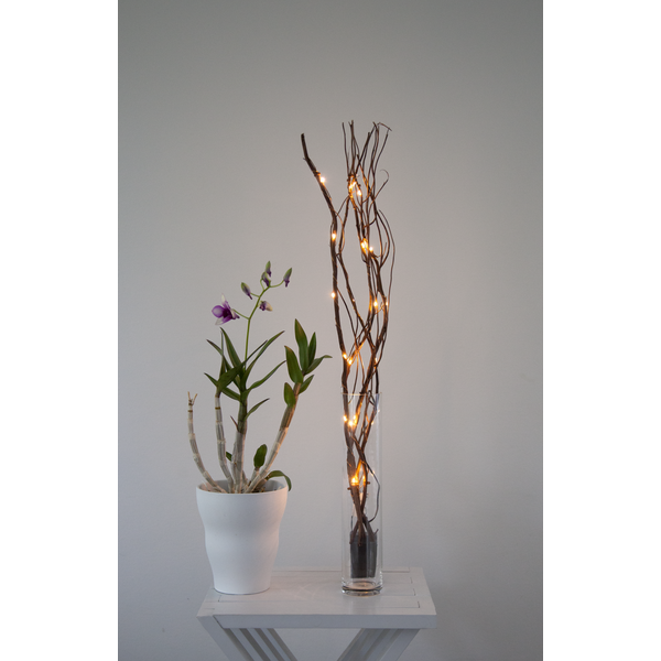 Dekorationskvist Willow Dew Drop | 60cm | brun [Star Trading] 584-33 501839 - 4