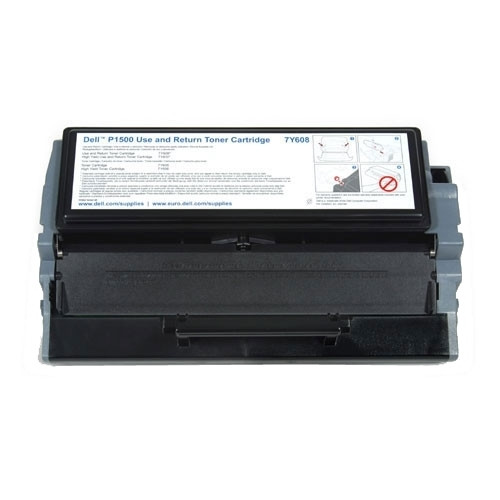 Dell 593-10010 (7Y610) svart toner hög kapacitet (original) 593-10010 085639 - 1