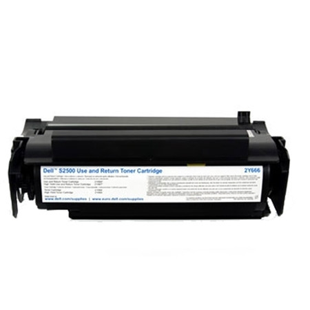 Dell 593-10025 (2Y667) svart toner hög kapacitet (original) 593-10025 085718 - 1