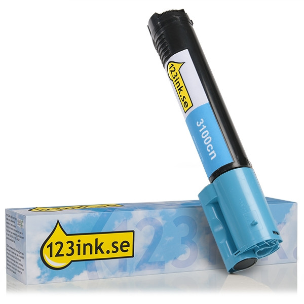 Dell 593-10061 (K4973) cyan toner hög kapacitet (varumärket 123ink) 593-10061C 085625 - 1