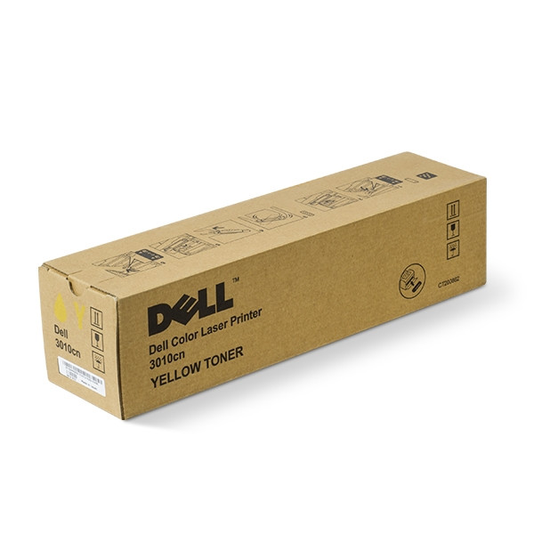 Dell 593-10156 (WH006) gul toner (original) 593-10156 085693 - 1