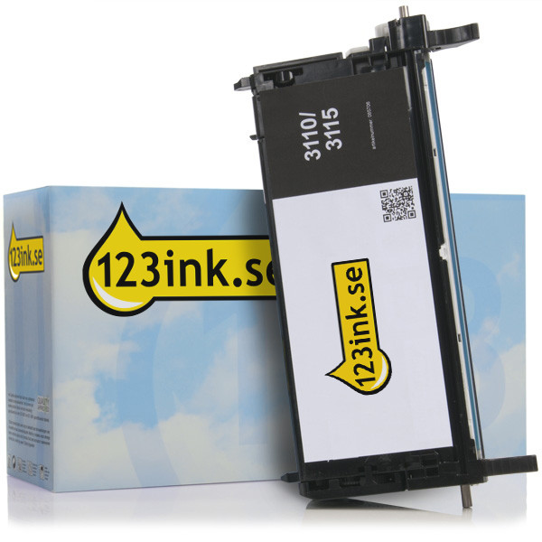 Dell 593-10169/593-10217 (PF028) svart toner (varumärket 123ink) 593-10169C 593-10217C 085735 - 1