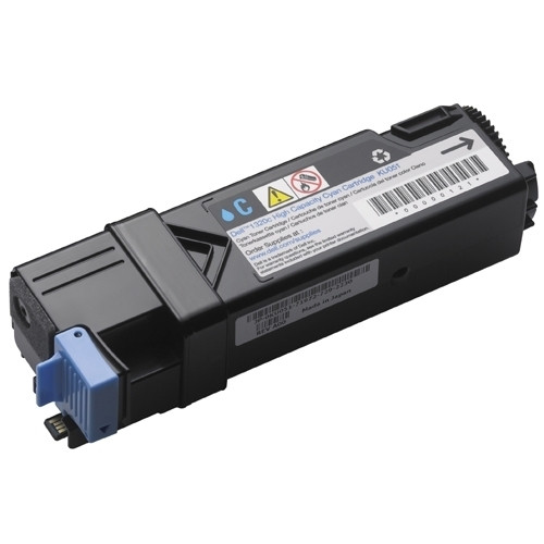 Dell 593-10259 (KU051) cyan toner hög kapacitet (original) 593-10259 085674 - 1