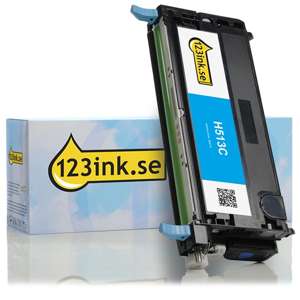 Dell 593-10290 (H513C) cyan toner hög kapacitet (varumärket 123ink) 593-10290C 085775 - 1