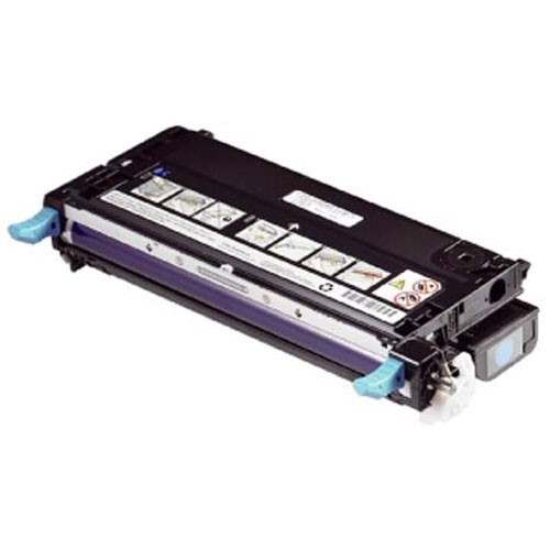 Dell 593-10369 (P587K) cyan toner hög kapacitet (original) 593-10369 085832 - 1